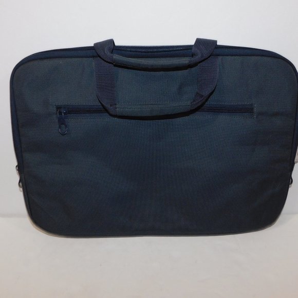 Adidas Black Purple Pink Teal Design Laptop Carrying Bag 17" x 11.5" NWOT - Picture 3 of 5